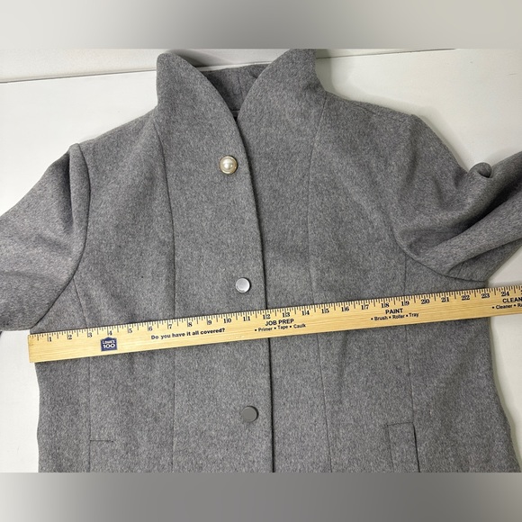 KATE SPADE Wool Blend Stand-Collar 35"Long Coat w/Changeable Buttons sz XL‎ - Picture 14 of 15